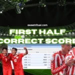 first half correct score