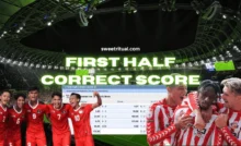 first half correct score